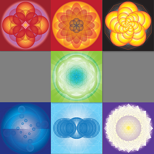 Chakra Mandala Set - Inner Light Mandalas